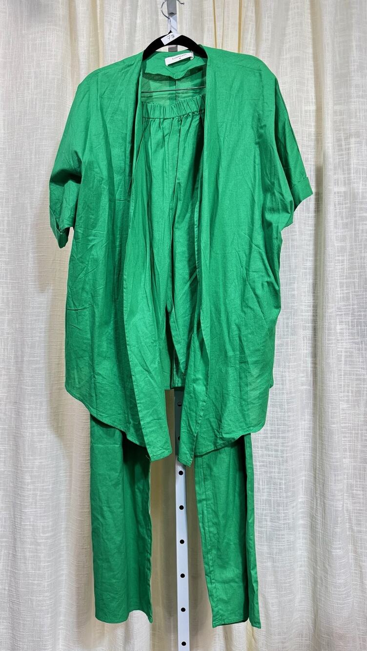 Commense Matching Set Green M NWT